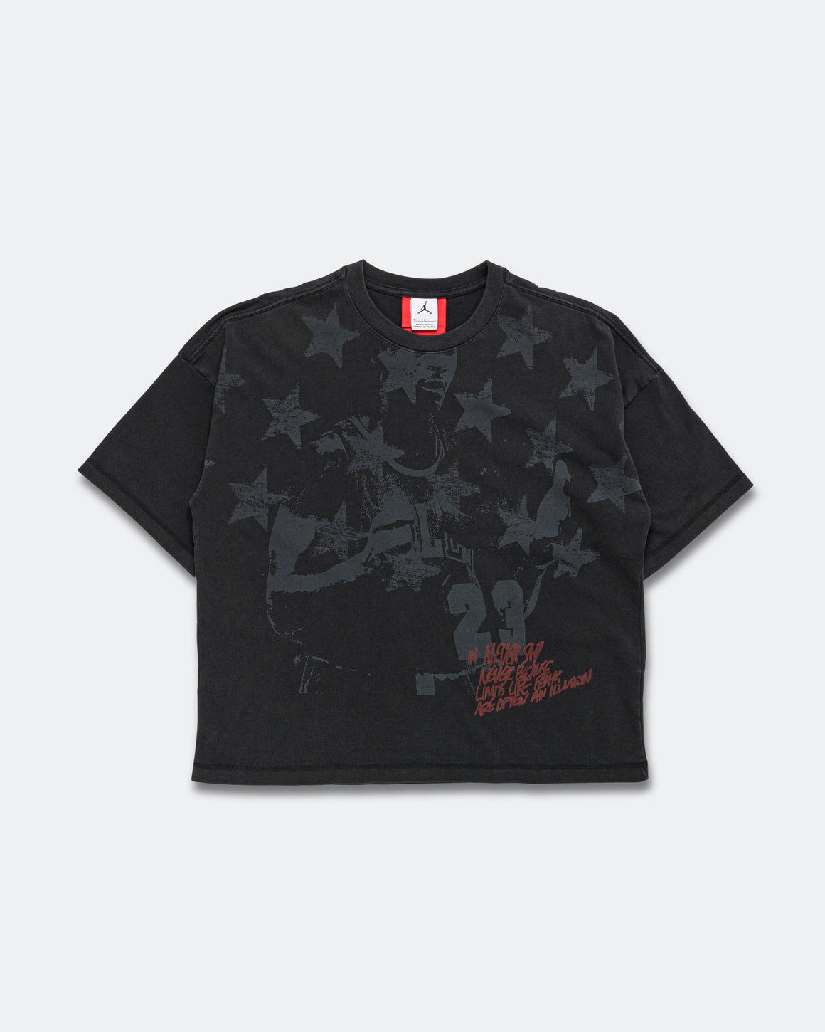 Jordan - MJ Star SS Tee x FEAR - Black - UP THERE