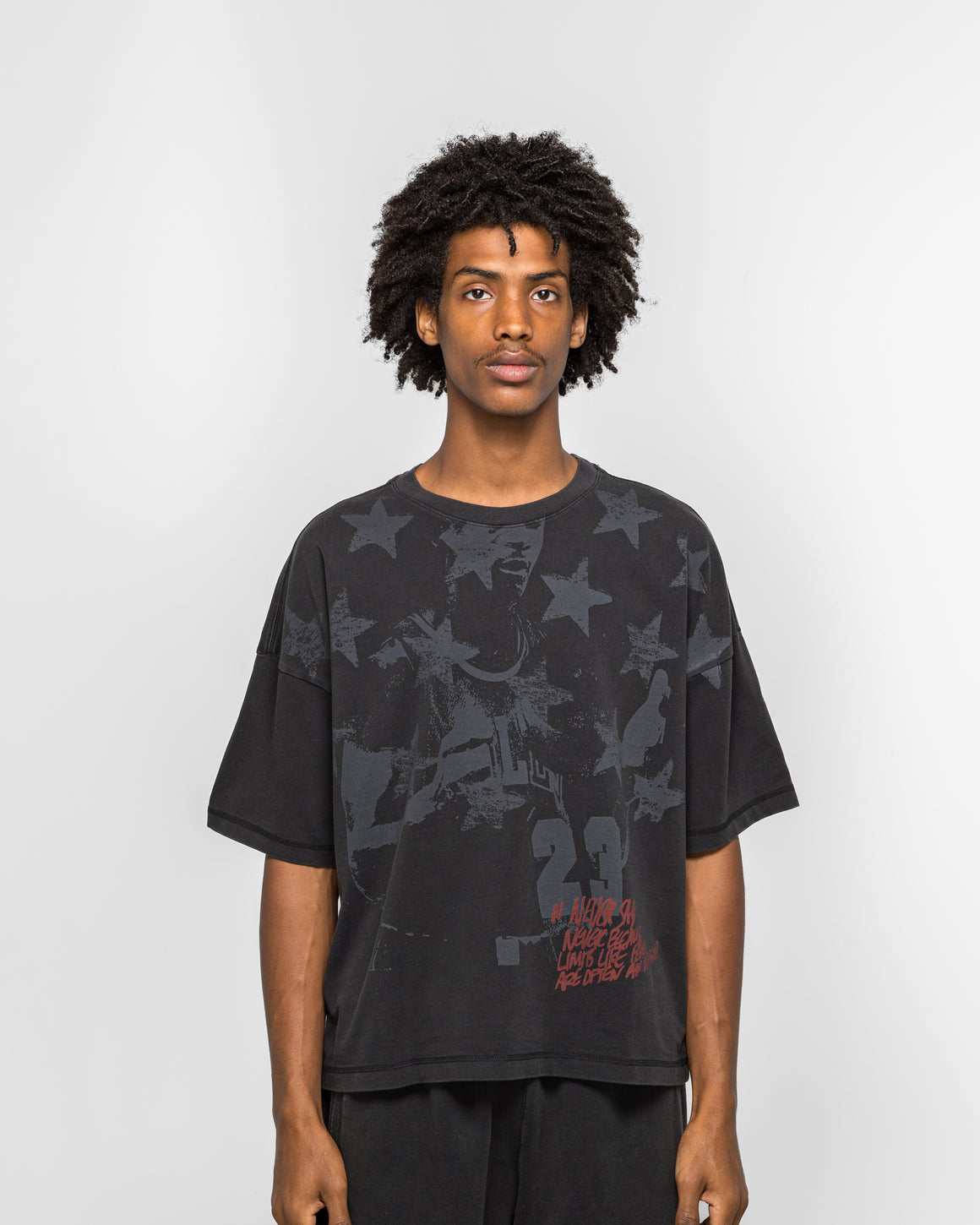 Jordan - MJ Star SS Tee x FEAR - Black - UP THERE