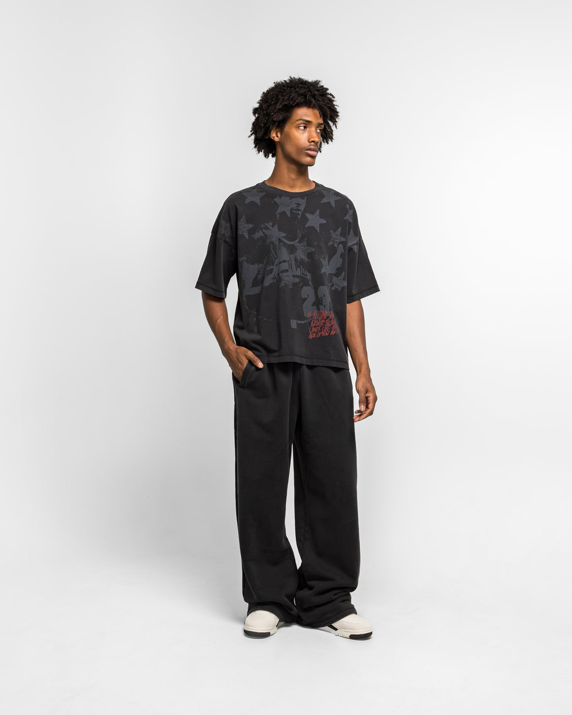 Jordan - MJ Star SS Tee x FEAR - Black - UP THERE