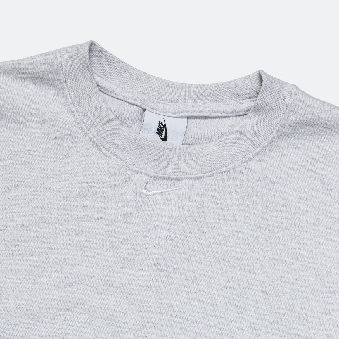 Nike - NikeLab Solo Swoosh SS Top - Birch Heather/White - UP THERE