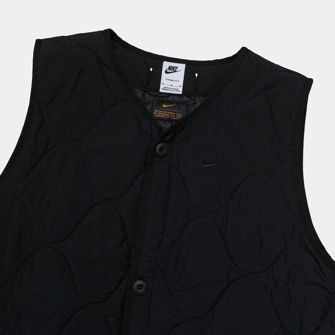 Nike - Nike Life Woven Insulated Military Vest - Black - UP THERE