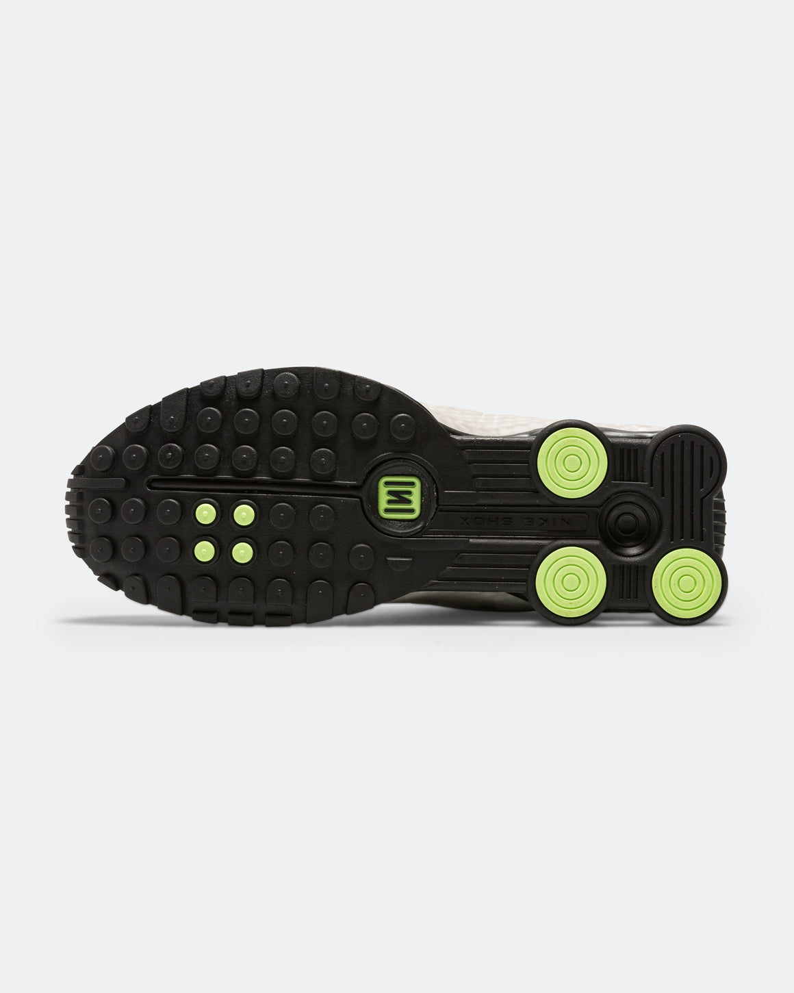 Nike - Shox R4 SP - Grey Haze/Lime Glow-Black - UP THERE