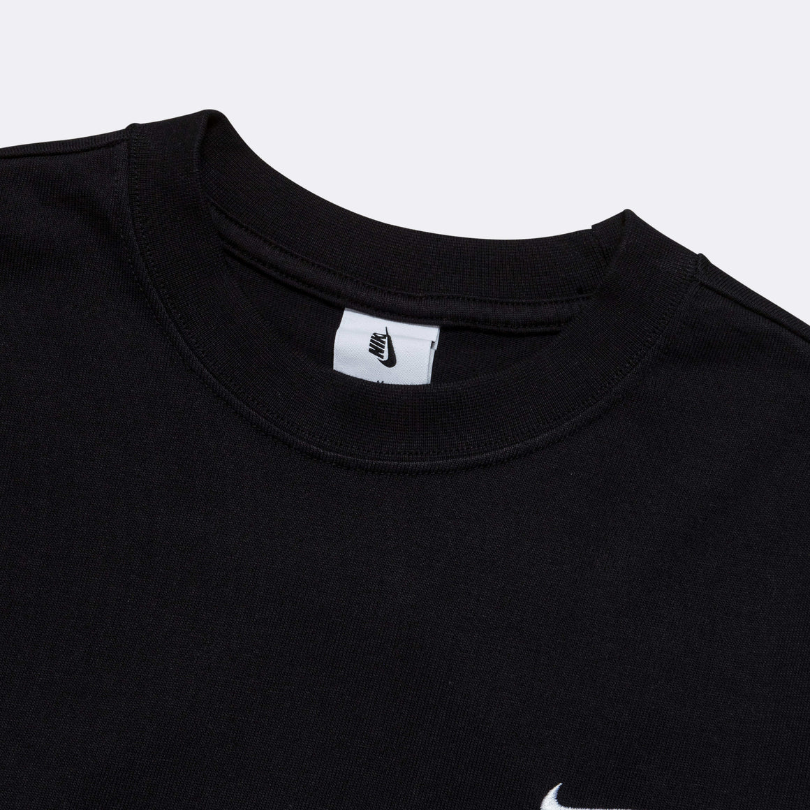 Nike - NikeLab Solo Swoosh LS Top - Black/White - UP THERE