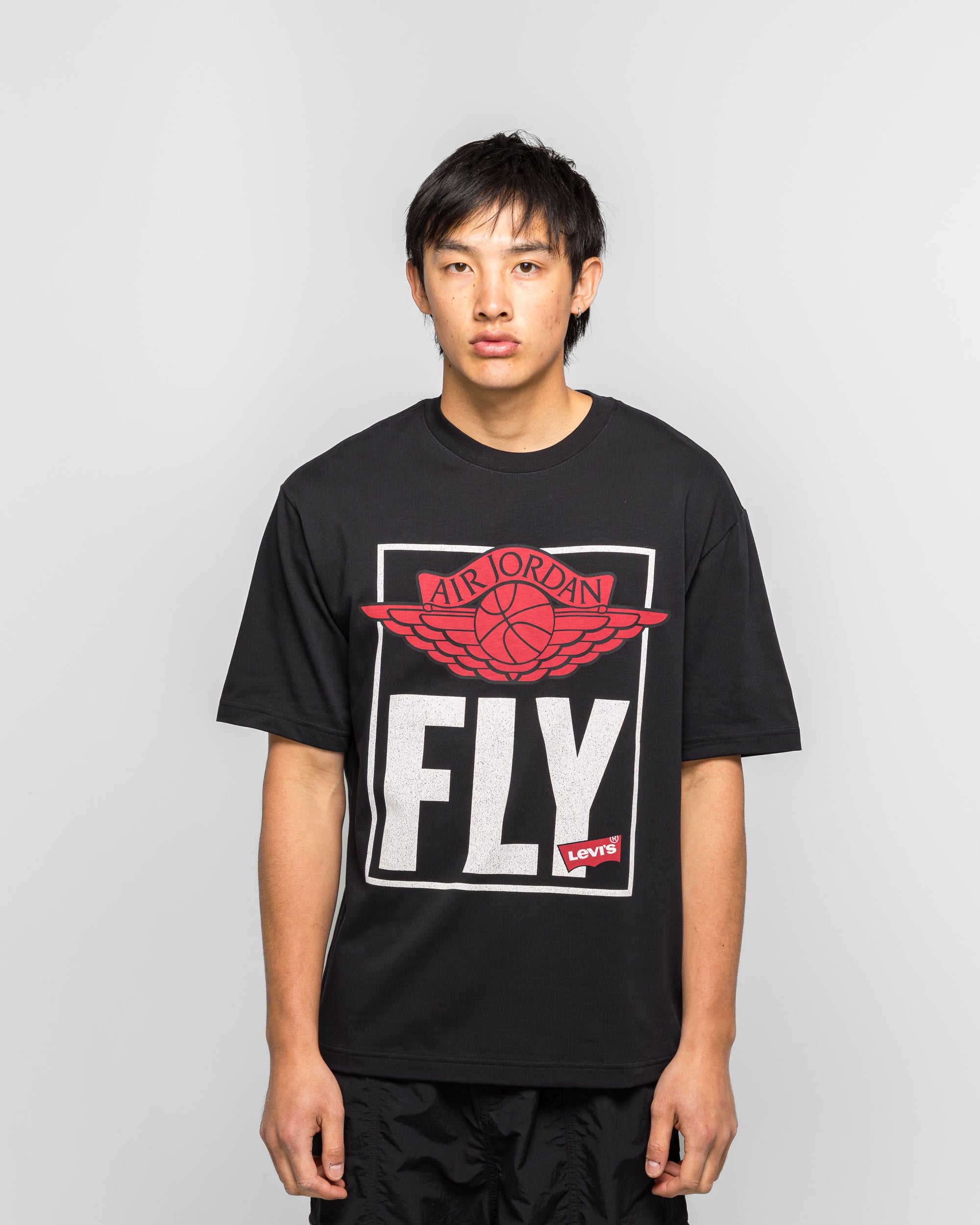 Jordan - SS Tee x Levis - Black | UP THERE