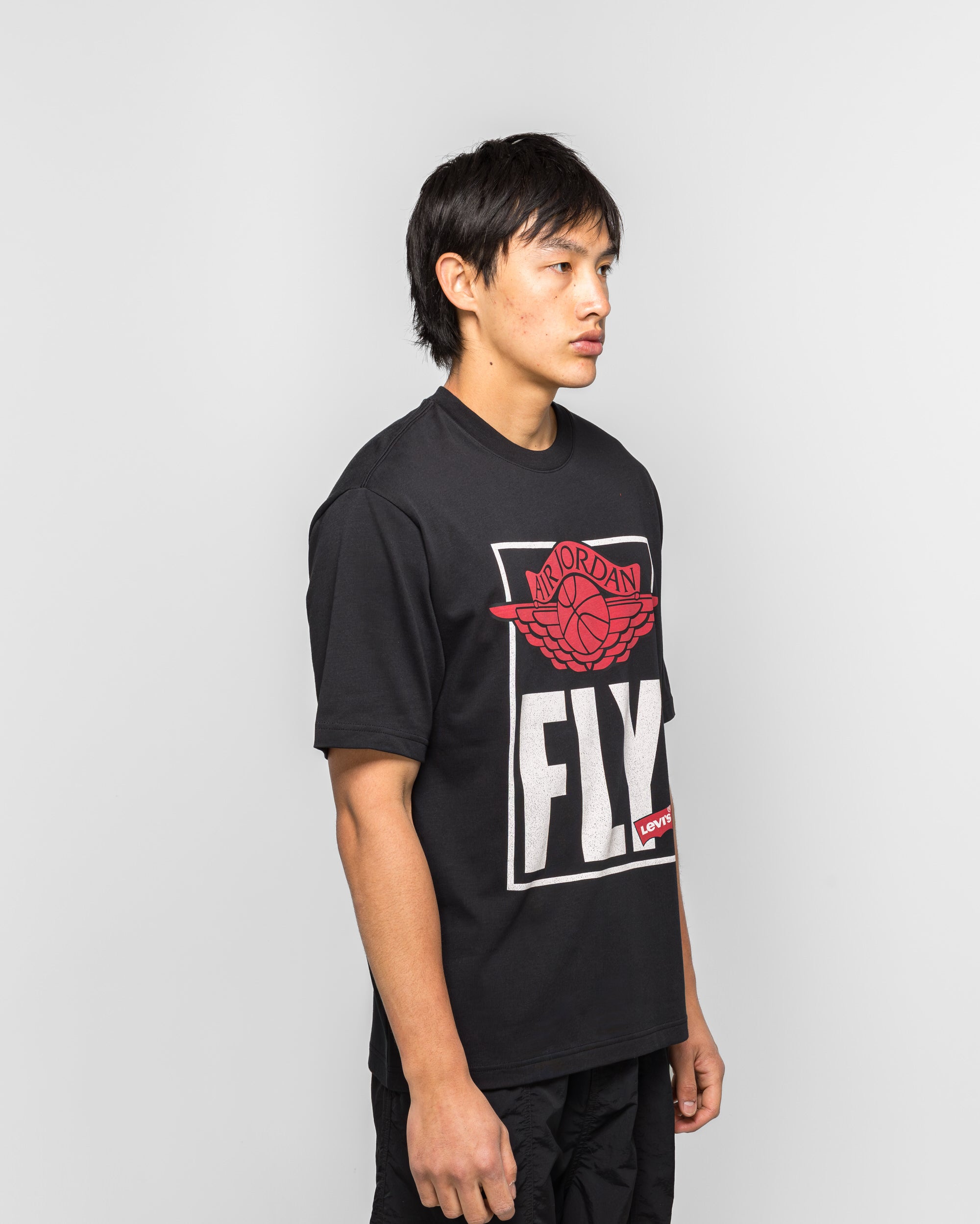 Jordan - SS Tee x Levis - Black | UP THERE