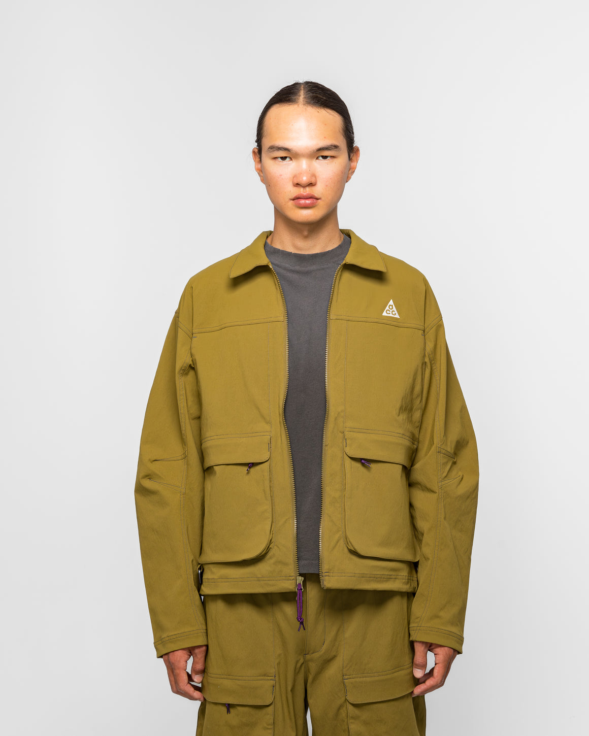 Nike ACG - UV Smith Summit Jacket - Olive Flak/Anthracite-Summit White - UP THERE