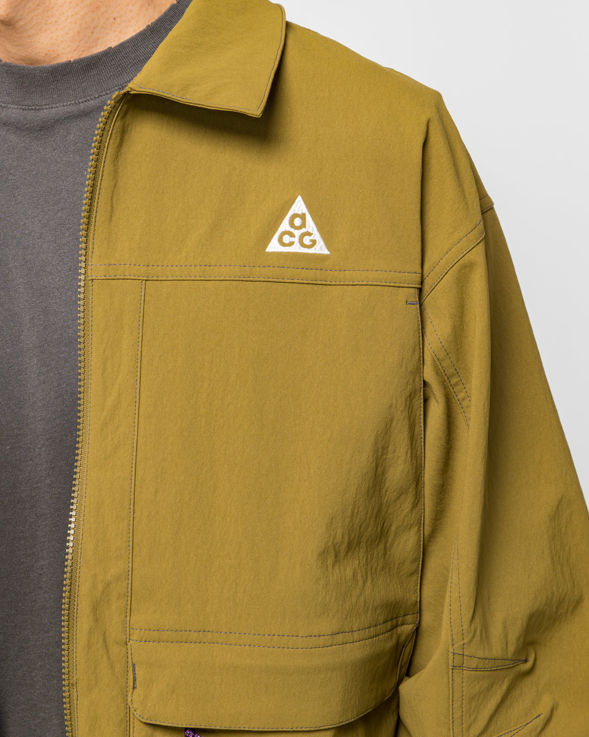 Nike ACG - UV Smith Summit Jacket - Olive Flak/Anthracite-Summit White - UP THERE