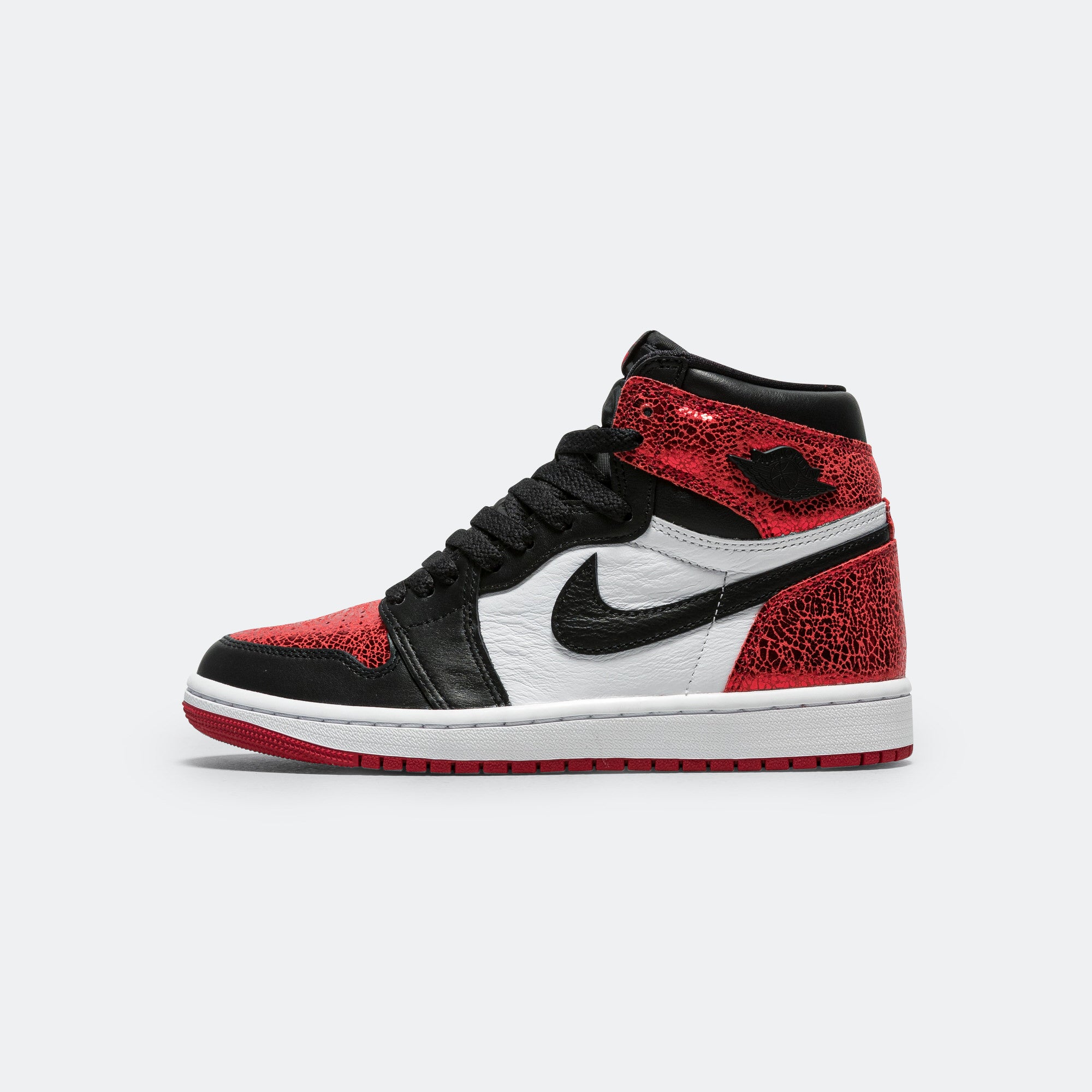 Womens Air Jordan Retro High OG Varsity Red/Black-White UP THERE