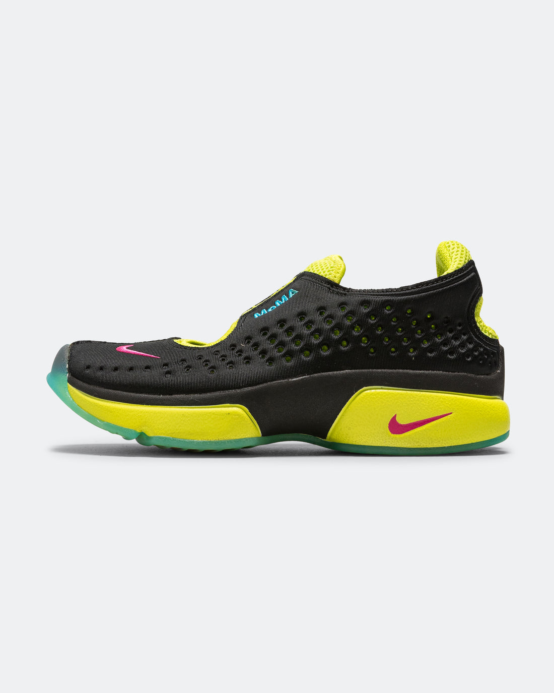 Nike - Womens Air Rift 2 x MoMA - Black/Light Fuschia-Cyber-Dk Powder Blue - UP THERE