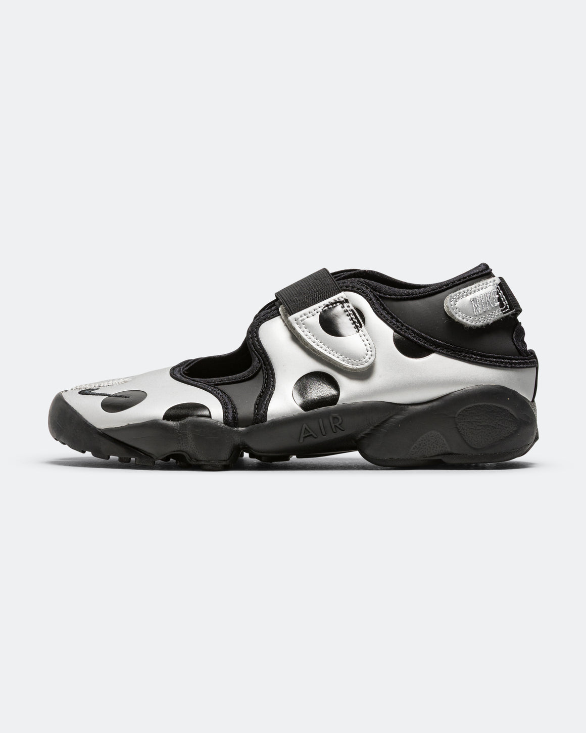 Nike - Womens Air Rift Dot - Black/Black-Metallic Silver - UP THERE