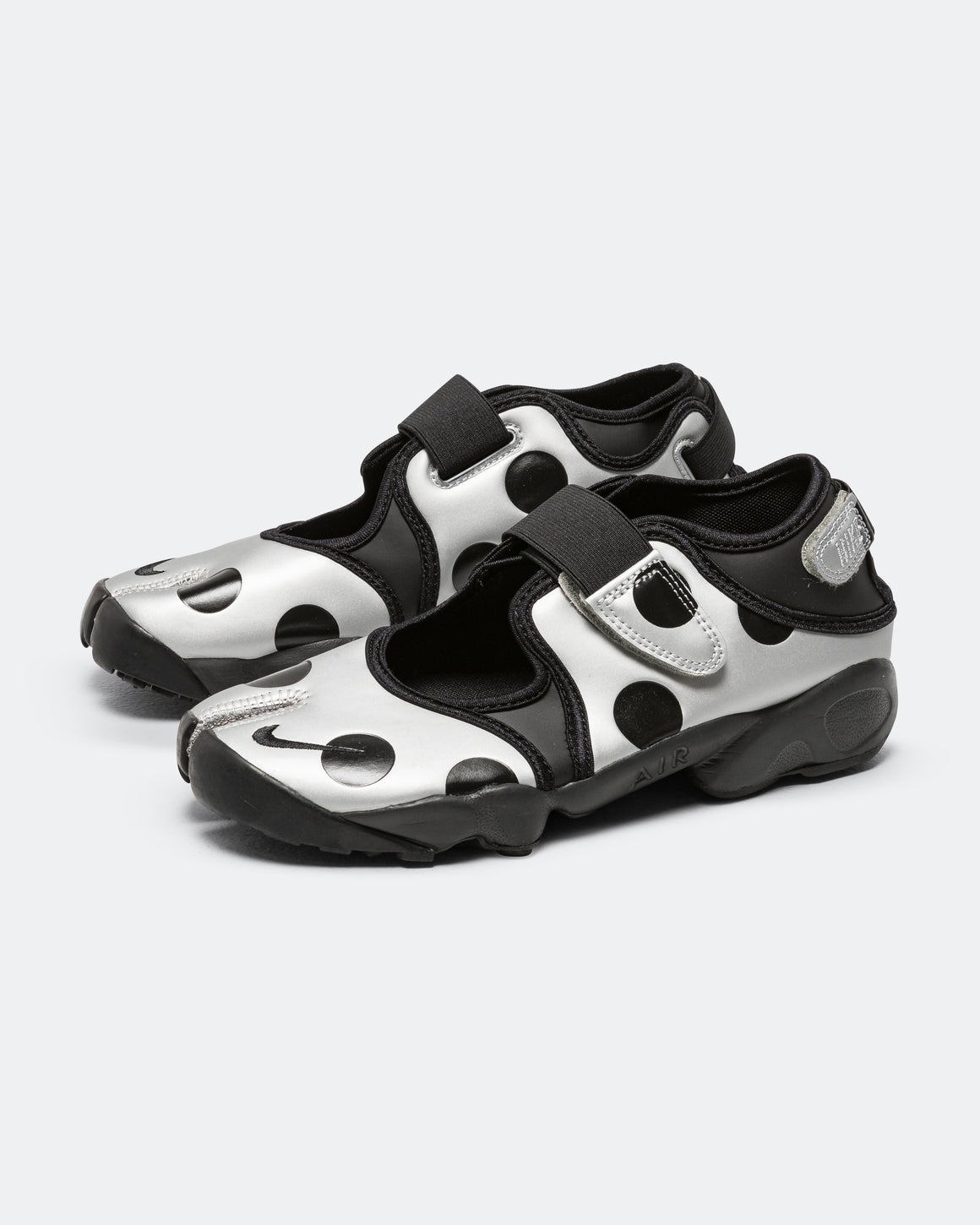 Nike - Womens Air Rift Dot - Black/Black-Metallic Silver - UP THERE