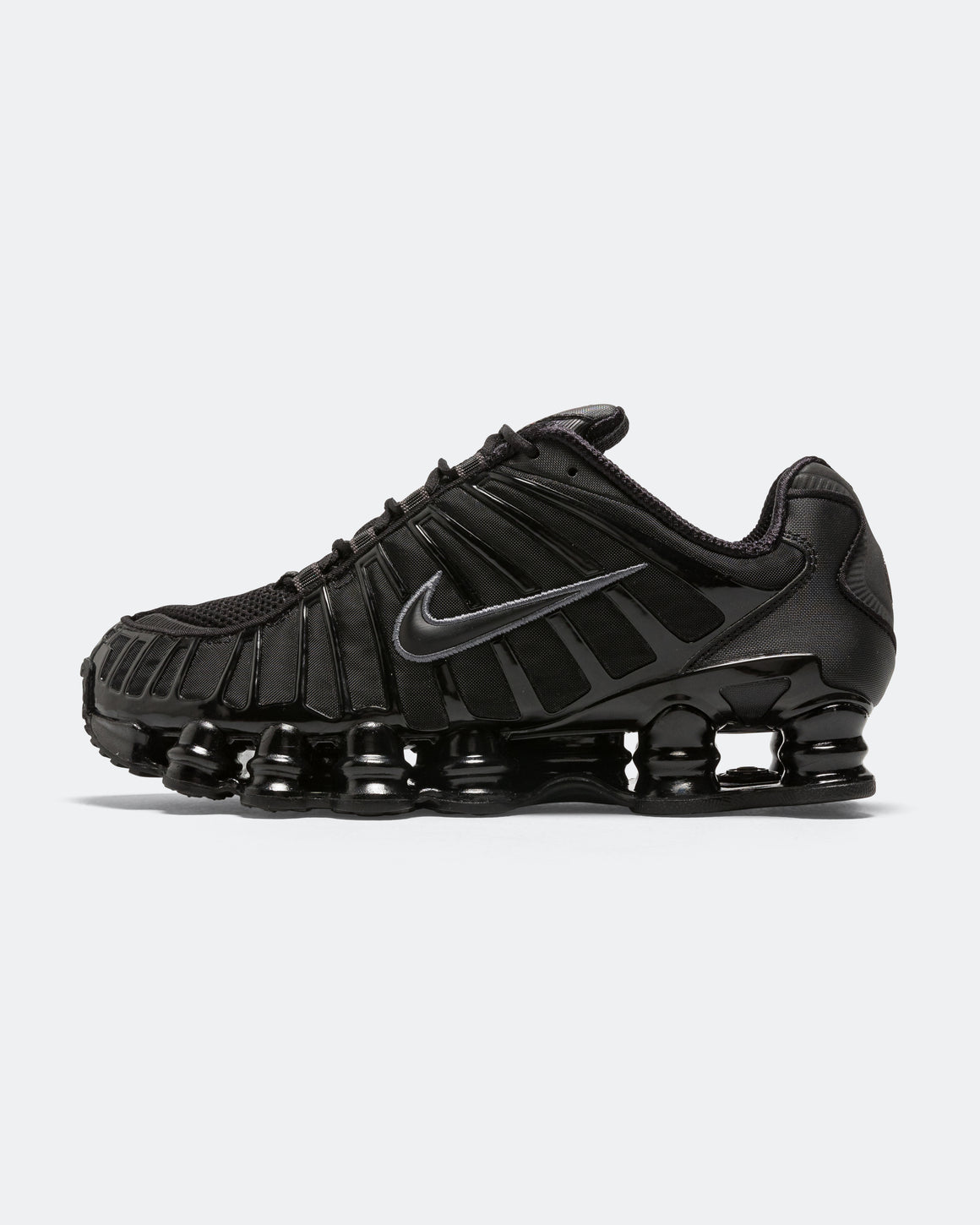 Nike - Womens Shox TL - Black/Black-Metallic Hematite-Max Orange - UP THERE