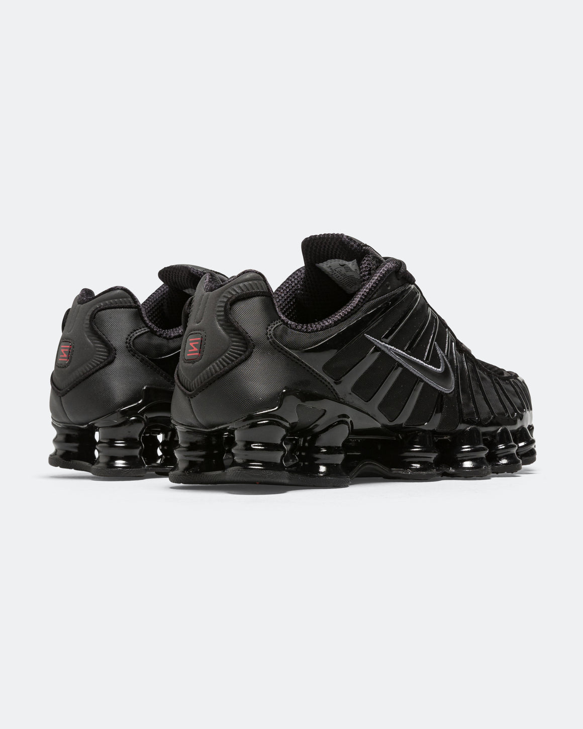 Nike - Womens Shox TL - Black/Black-Metallic Hematite-Max Orange - UP THERE