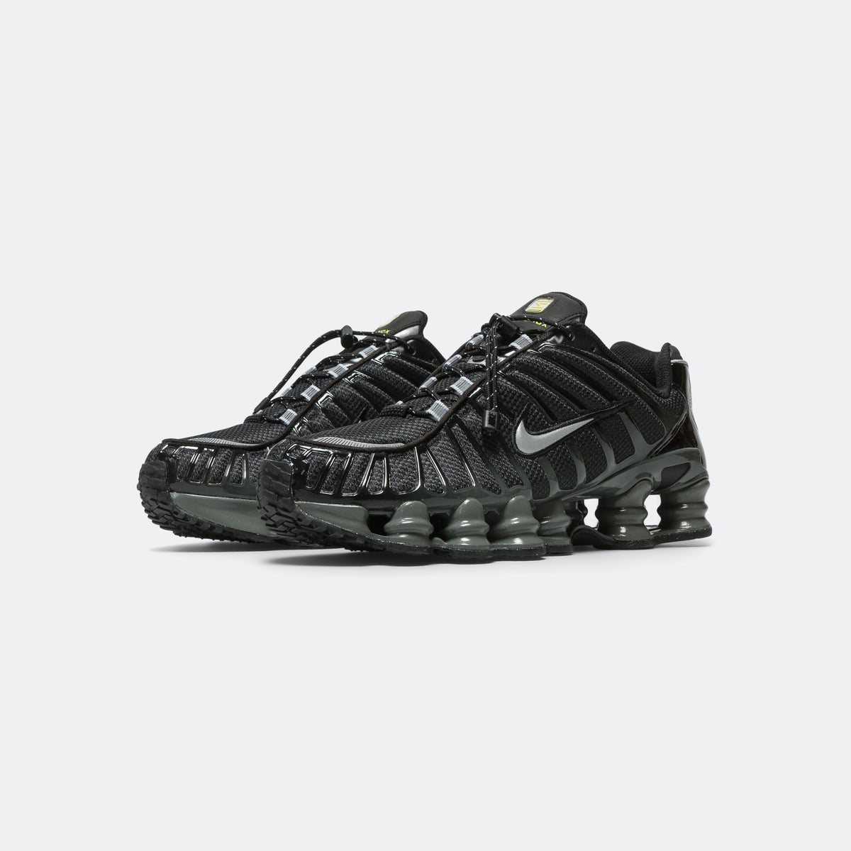 Womens Shox TL - Black/Metallic Silver-Iron Grey | UP THERE