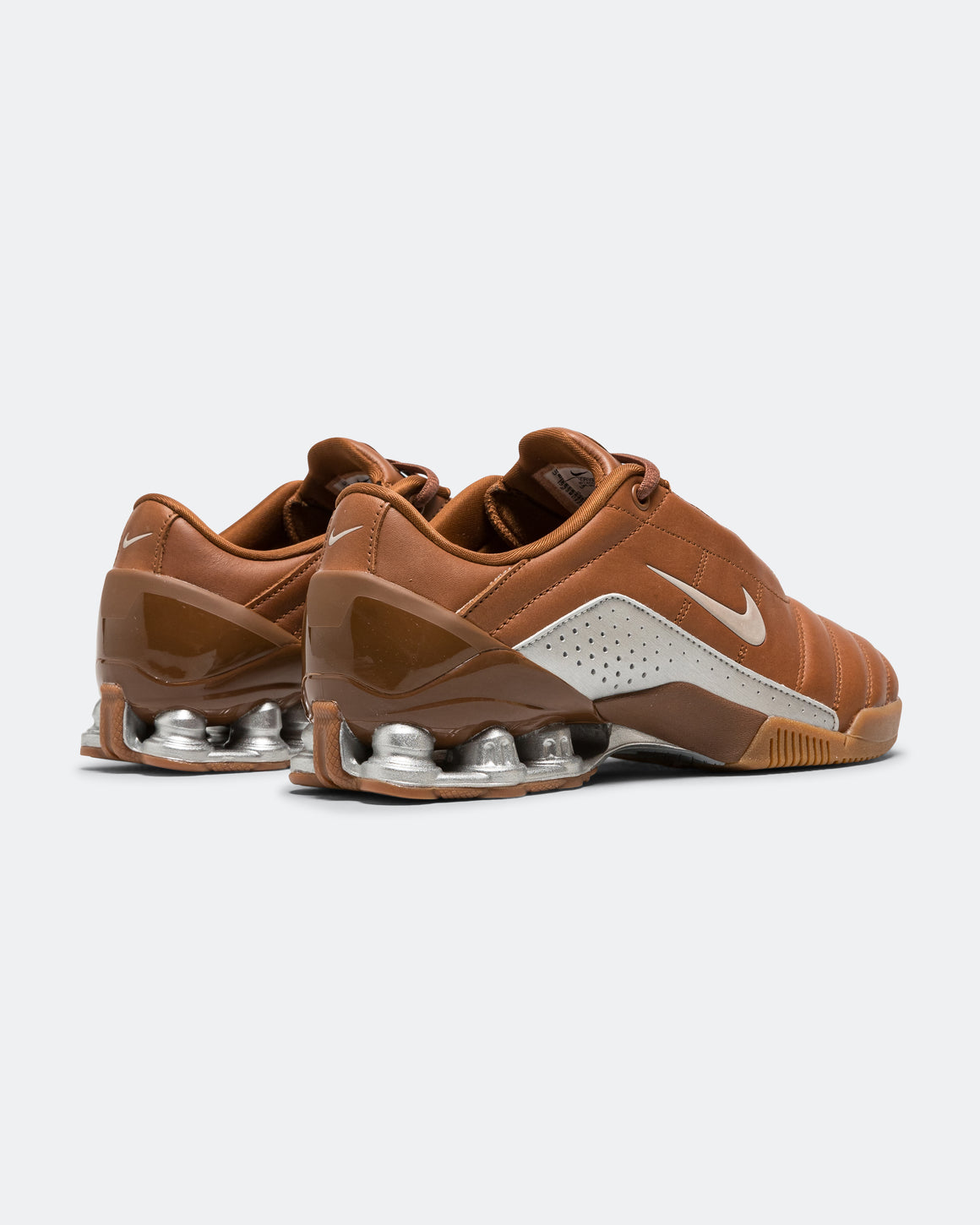 Nike - Womens T90 Shox Magia QS - Pecan/Metallic Silver-Rustic - UP THERE