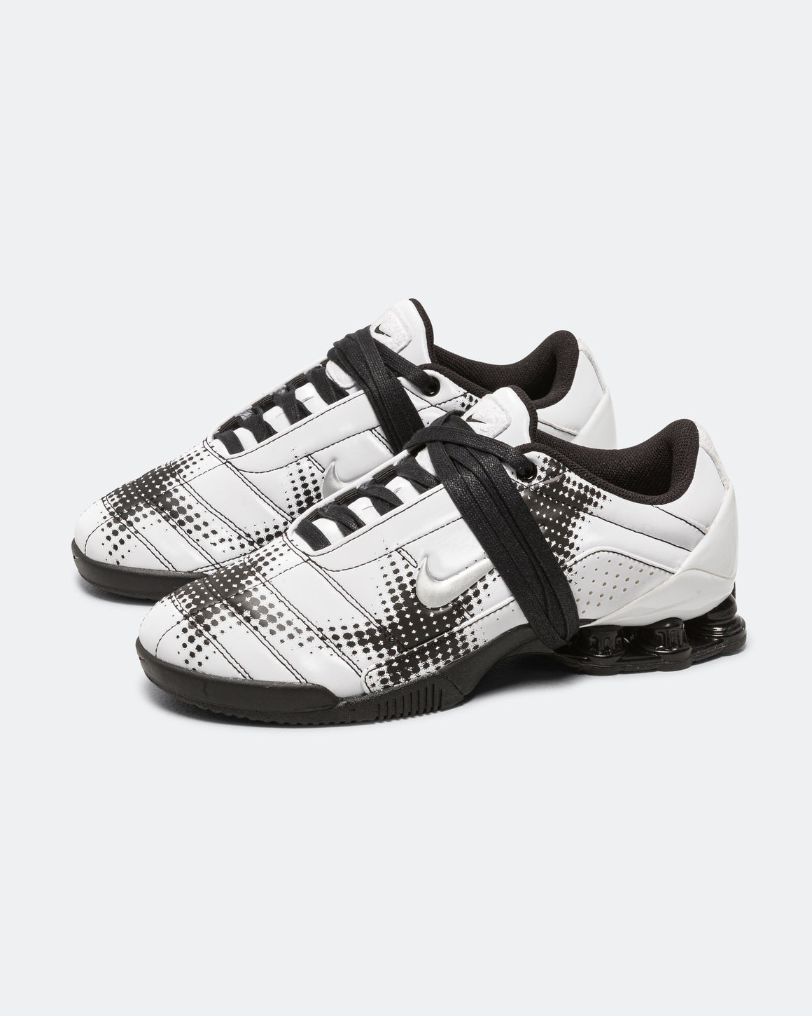 Nike - Womens T90 Shox Magia WC - White/Metallic Silver-Black - UP THERE
