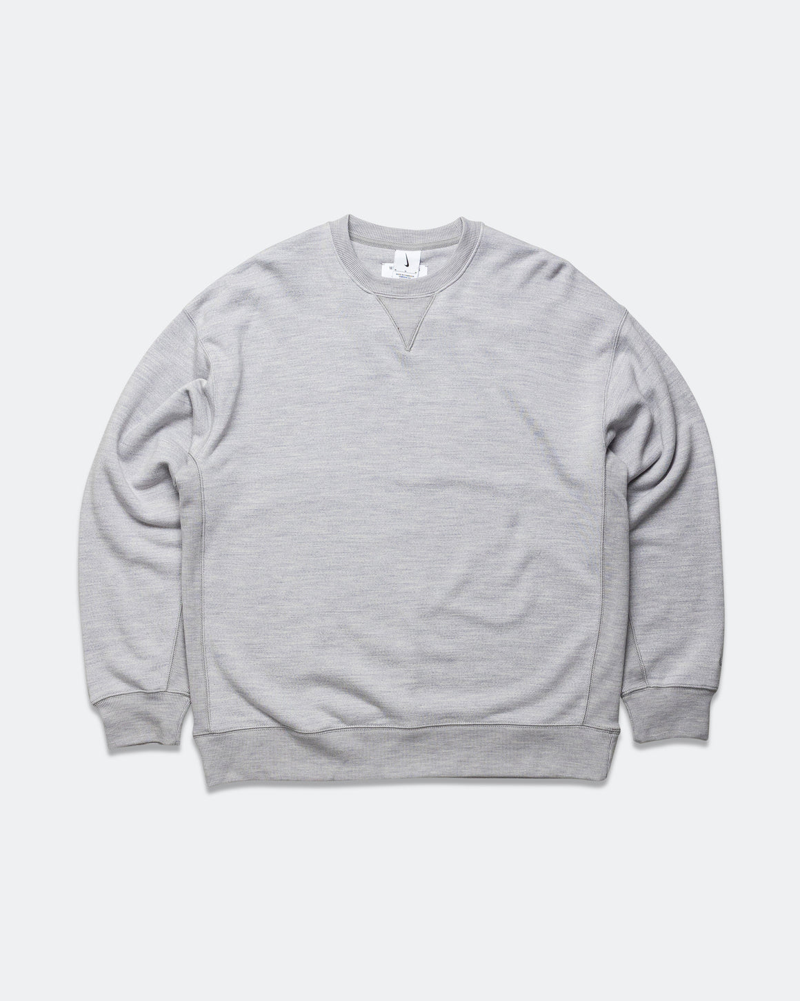 Nike - Wool Classics Crew - Matte Silver/Heather Grey - UP THERE