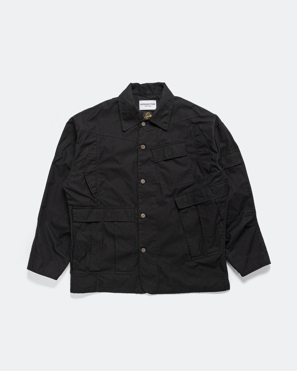NOMARHYTHM TEXTILE - Rebuild Coverall Jacket x Needles - Black - UP THERE