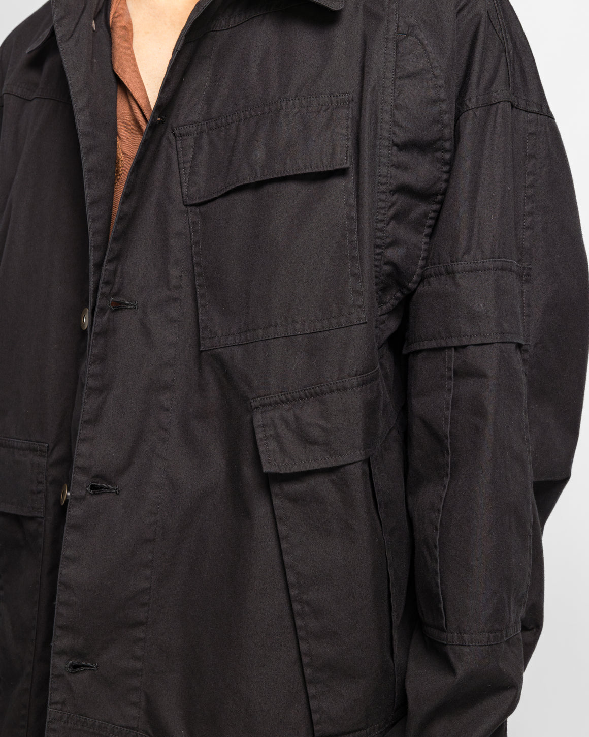 NOMARHYTHM TEXTILE - Rebuild Coverall Jacket x Needles - Black - UP THERE