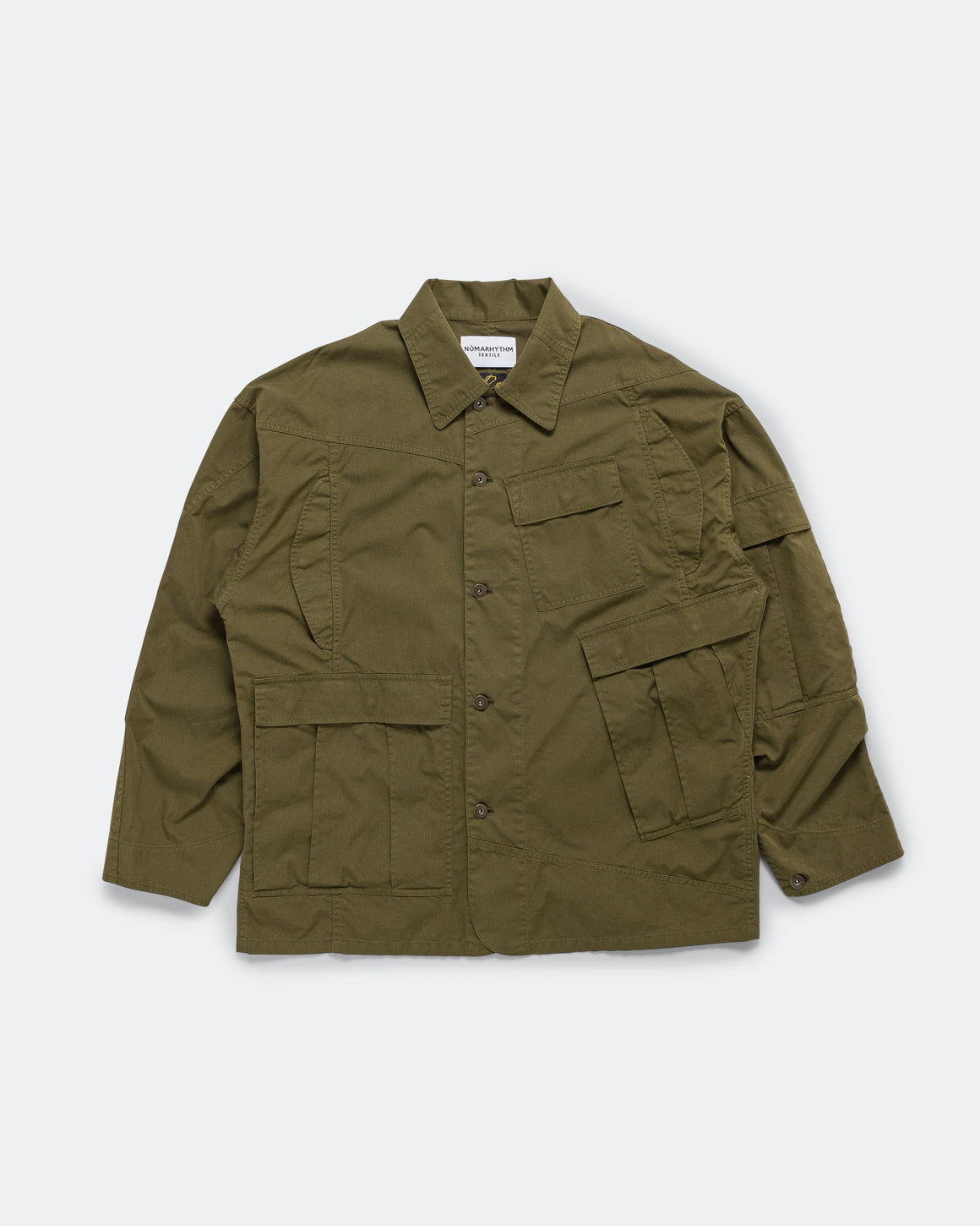 NOMARHYTHM TEXTILE - Rebuild Coverall Jacket x Needles - Olive - UP THERE