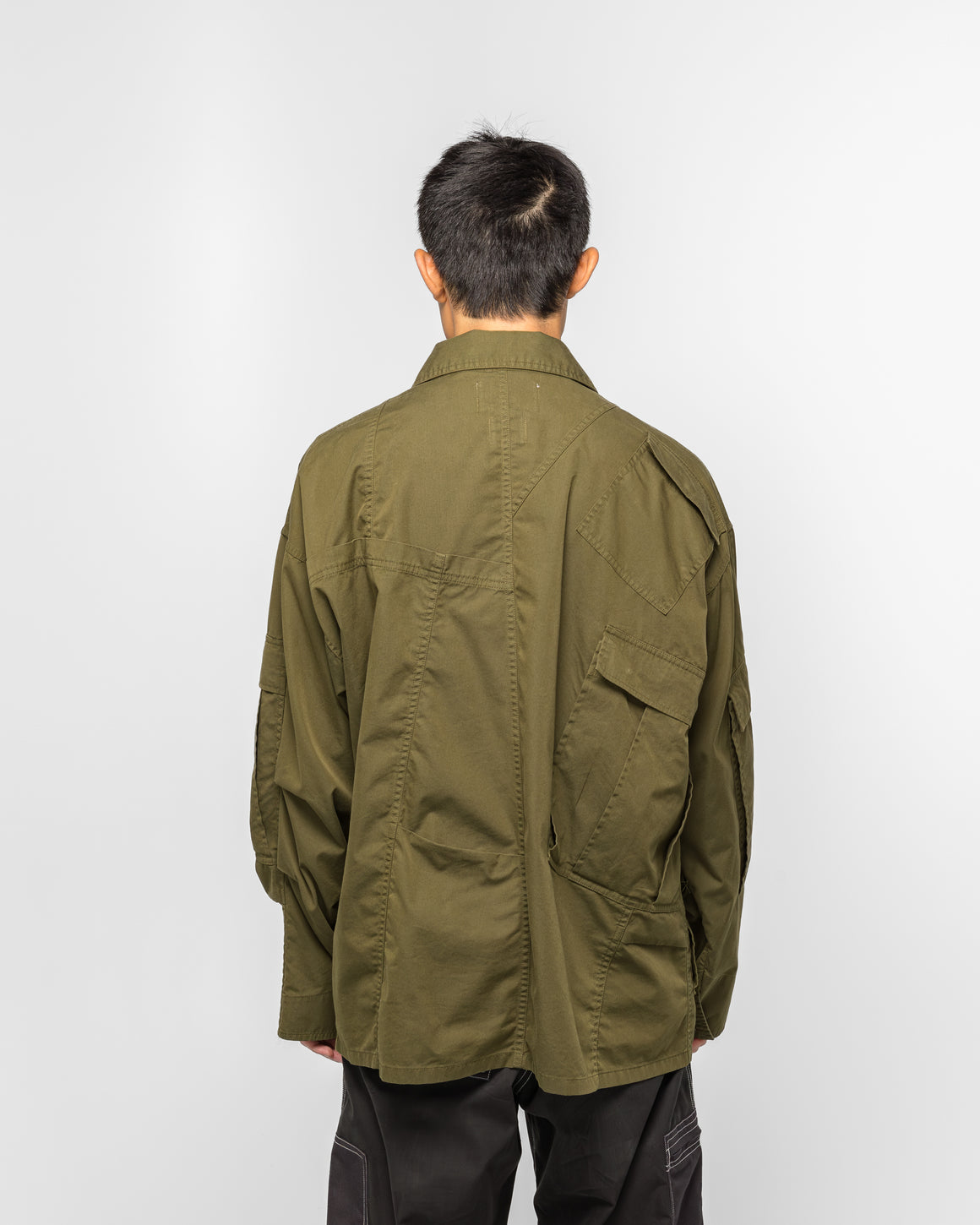NOMARHYTHM TEXTILE - Rebuild Coverall Jacket x Needles - Olive - UP THERE