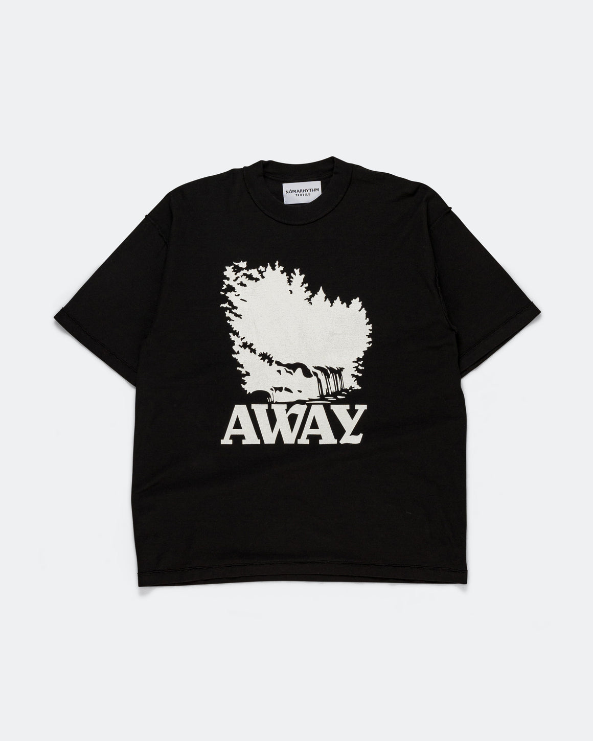 NOMARHYTHM TEXTILE - Away SS Tee - Black - UP THERE