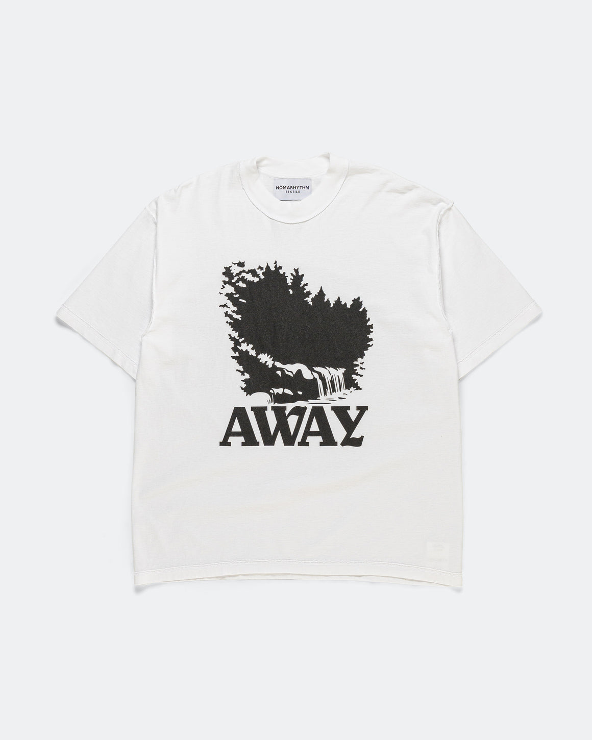 NOMARHYTHM TEXTILE - Away SS Tee - White - UP THERE