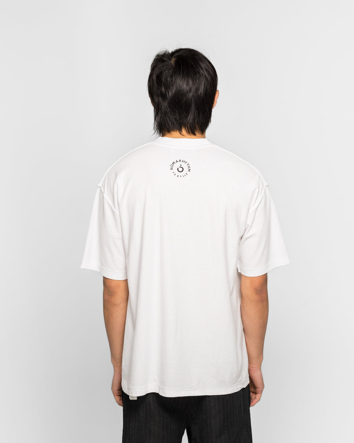 NOMARHYTHM TEXTILE - Away SS Tee - White - UP THERE