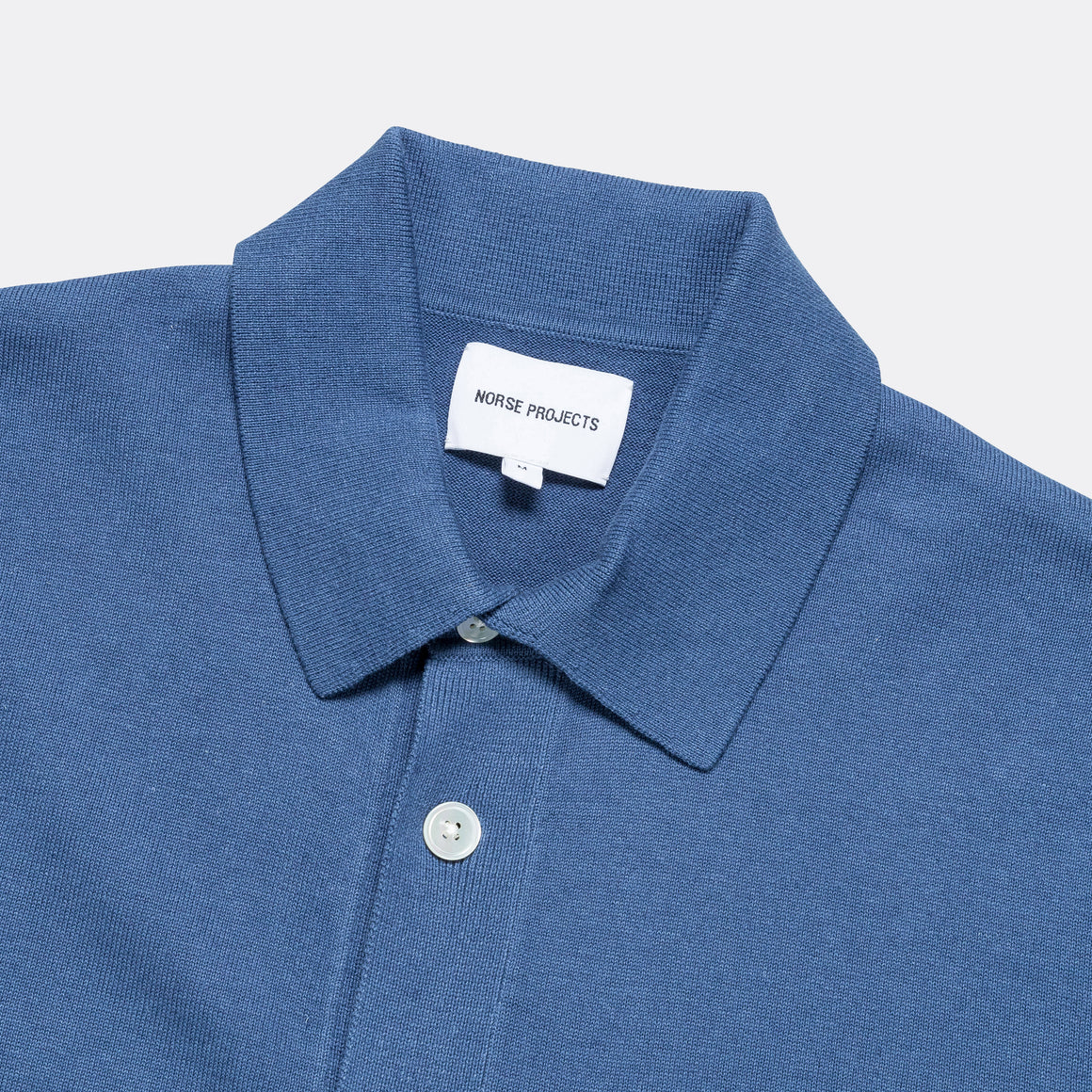 Norse Projects - Rollo Cotton Linen SS Shirt - Calcite Blue - UP THERE