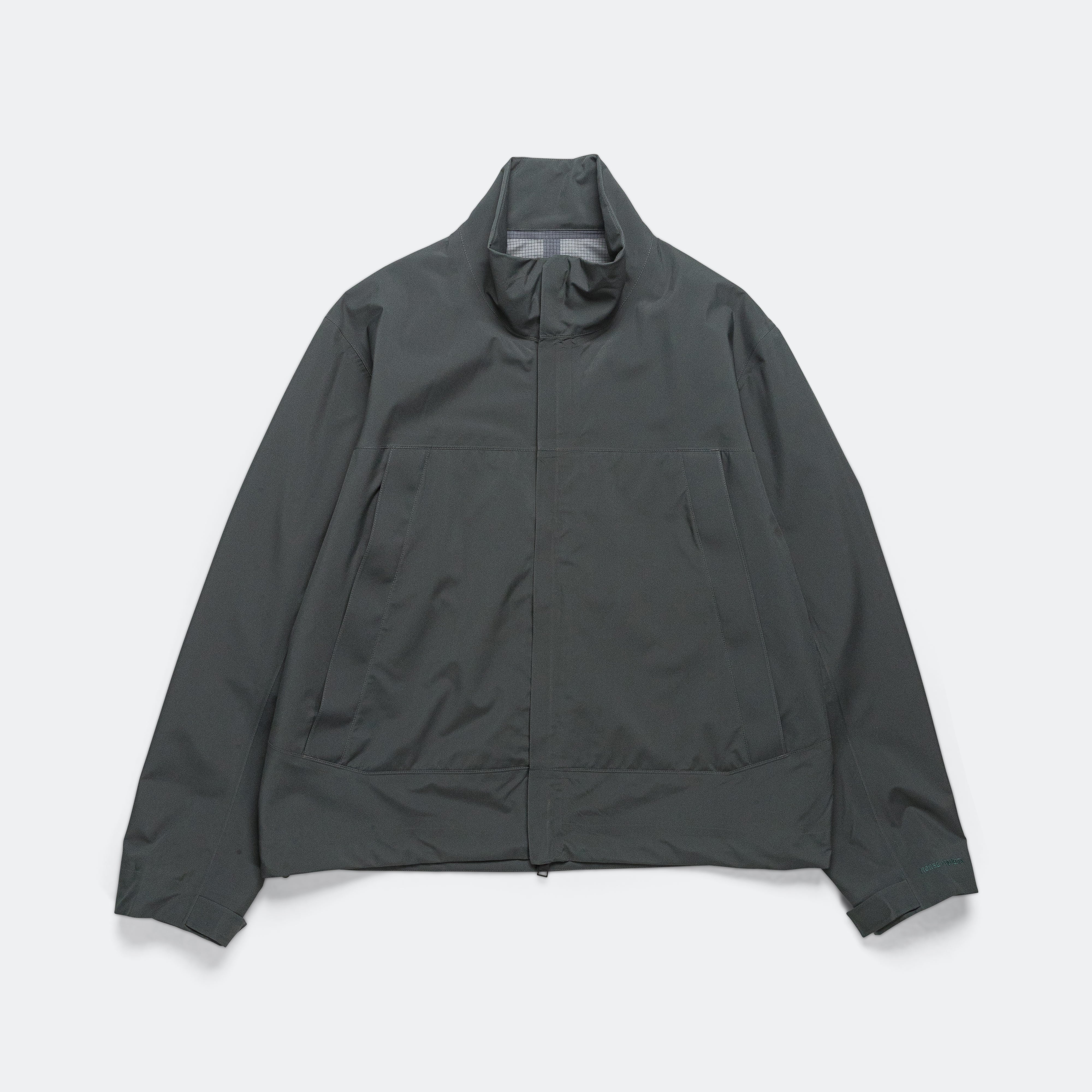 3L Waterproof Stand Collar Jacket - Black Olive | UP THERE