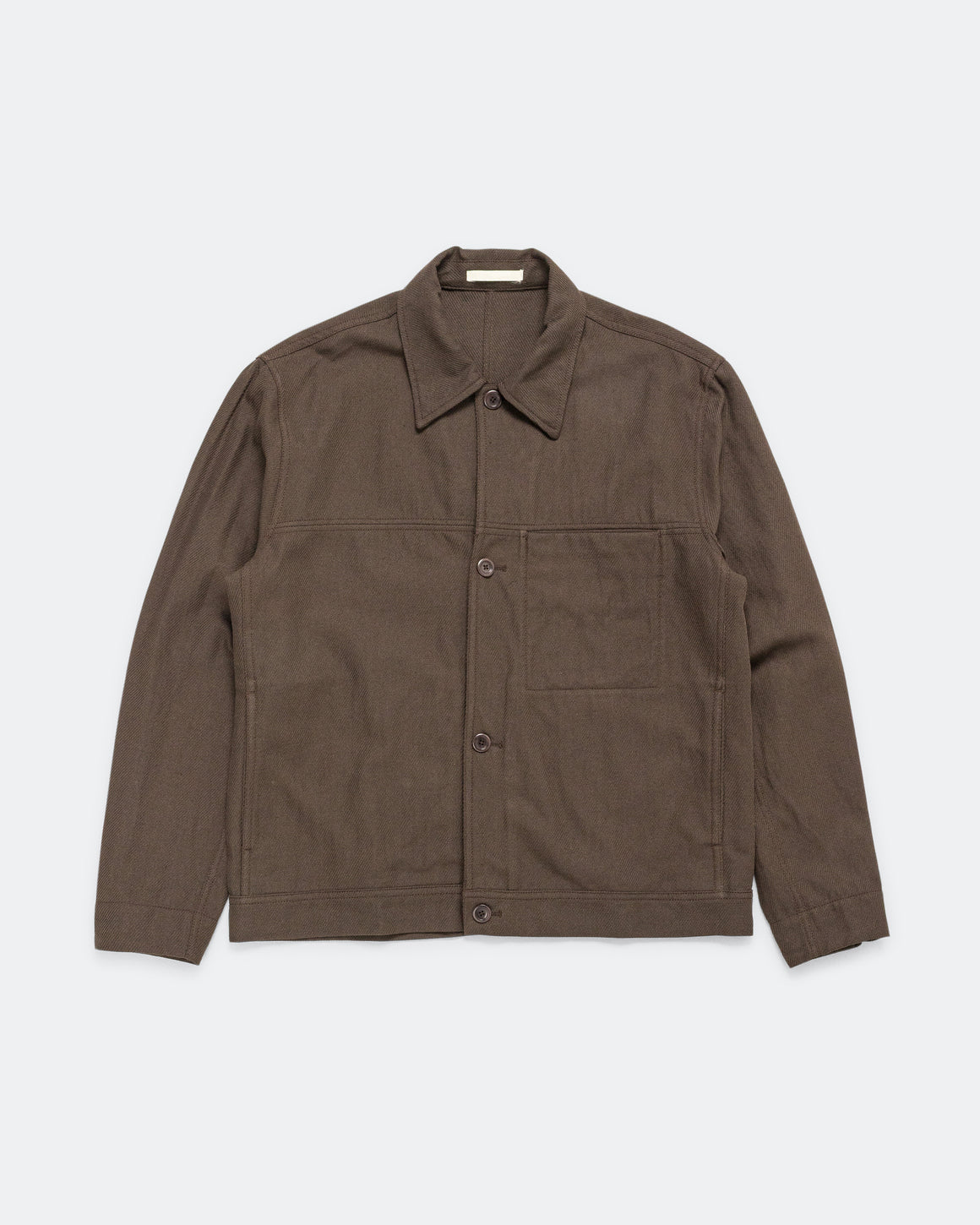 Norse Projects - Arresskov Cotton Linen Twill Overshirt - Delicioso Brown - UP THERE