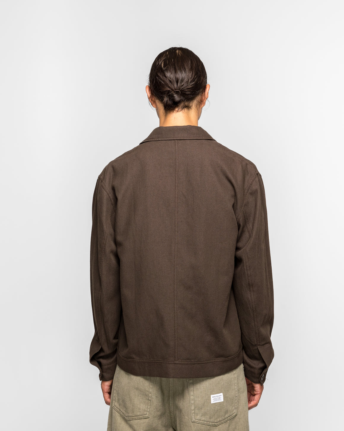 Norse Projects - Arresskov Cotton Linen Twill Overshirt - Delicioso Brown - UP THERE