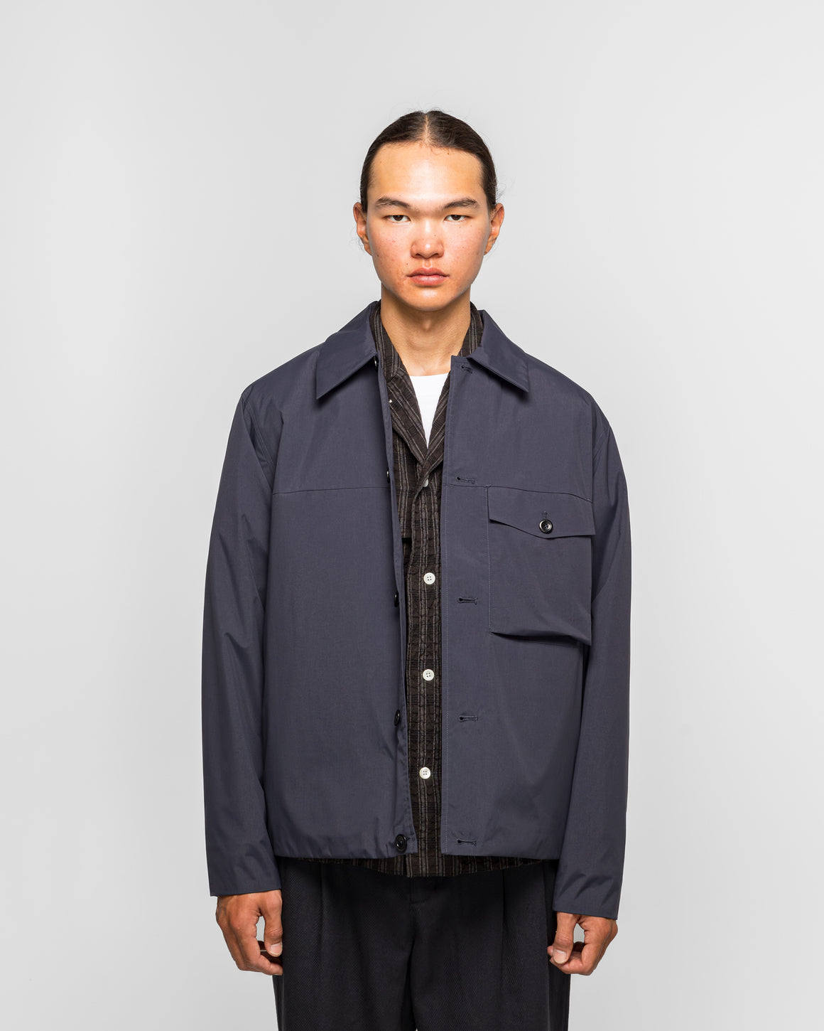 Norse Projects - Arresskov Windstopper Overshirt - Dark Navy - UP THERE