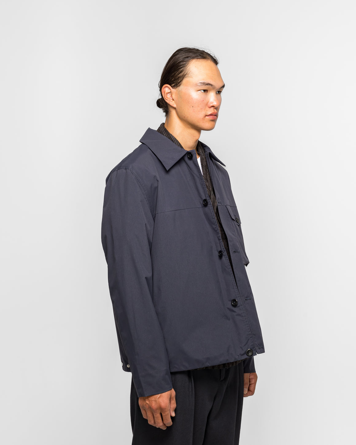 Norse Projects - Arresskov Windstopper Overshirt - Dark Navy - UP THERE