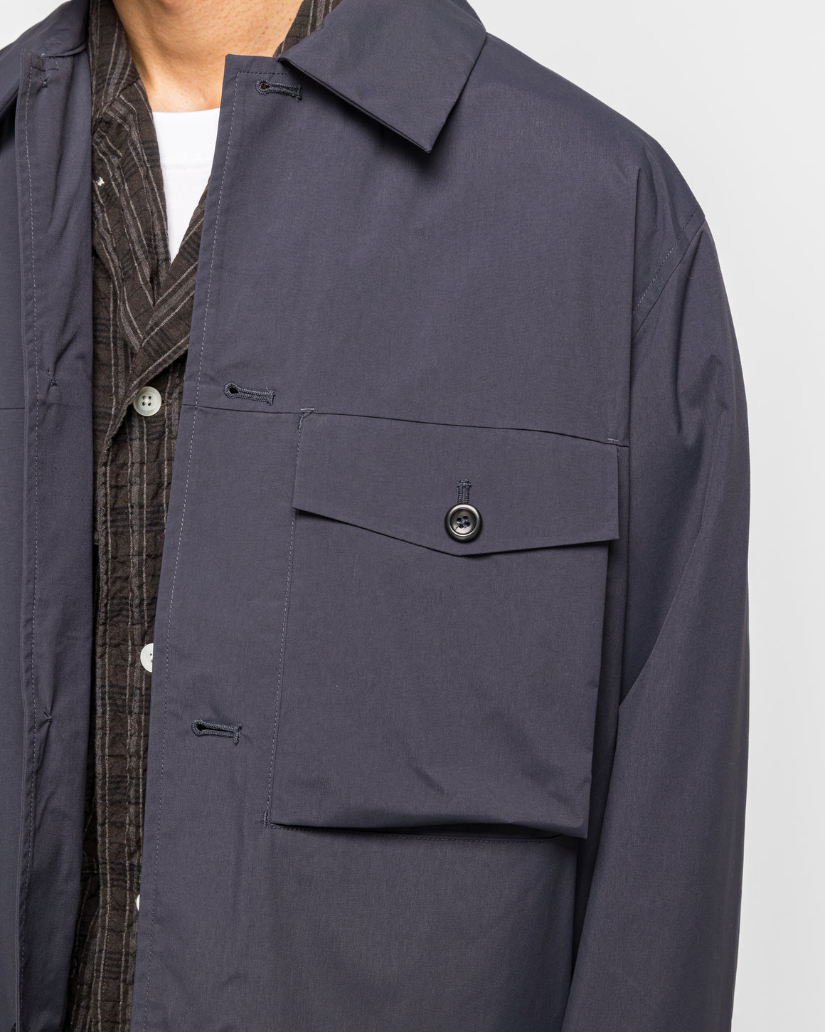 Norse Projects - Arresskov Windstopper Overshirt - Dark Navy - UP THERE