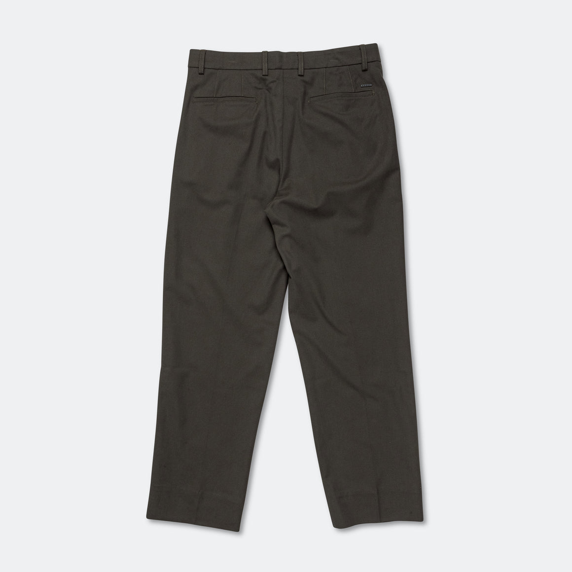 Norse Projects - Benn Cotton Wool Twill Pleated Trouser - Beech Green - UP THERE
