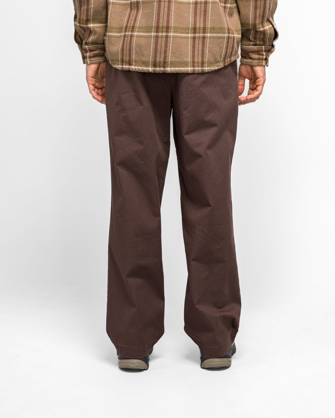 Norse Projects - Benn Relaxed Twill Pleated Trouser - Seal Brown - UP THERE