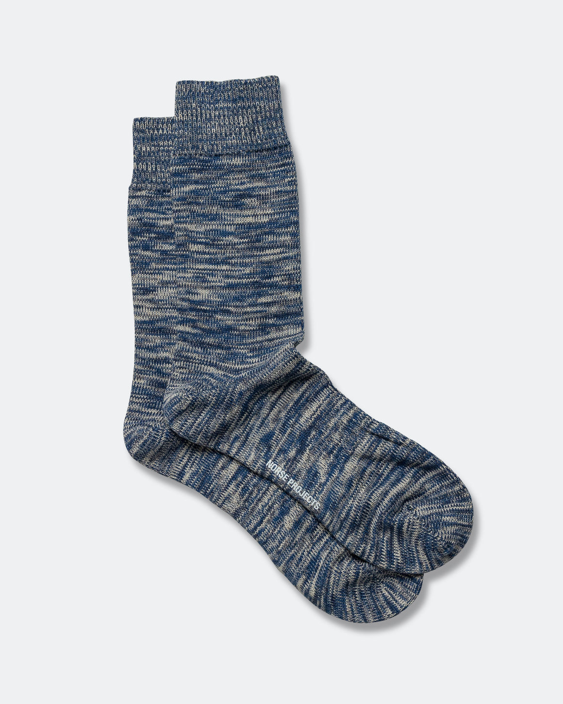 Norse Projects - Bjarki Heavy Cotton Twist Sock - Estate Blue - UP THERE