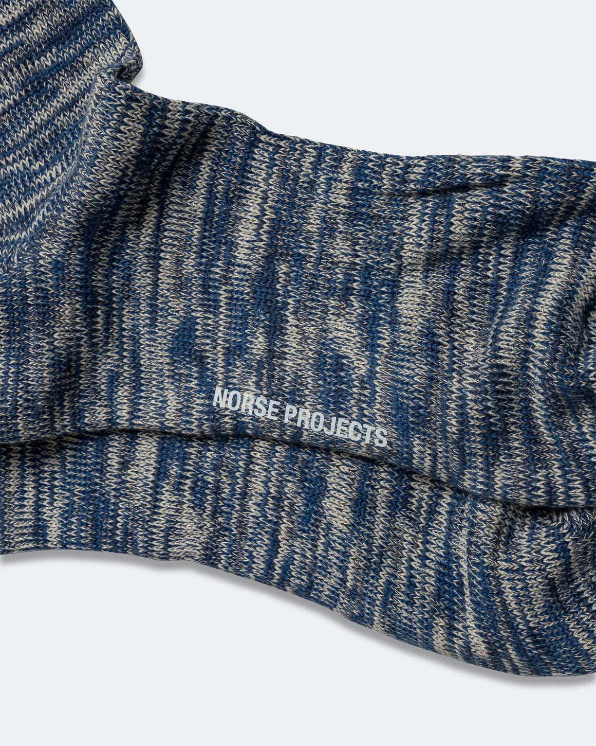 Norse Projects - Bjarki Heavy Cotton Twist Sock - Estate Blue - UP THERE
