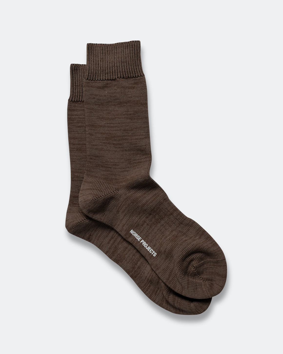Norse Projects - Bjarki Heavy Cotton Twist Sock - Mahogany - UP THERE