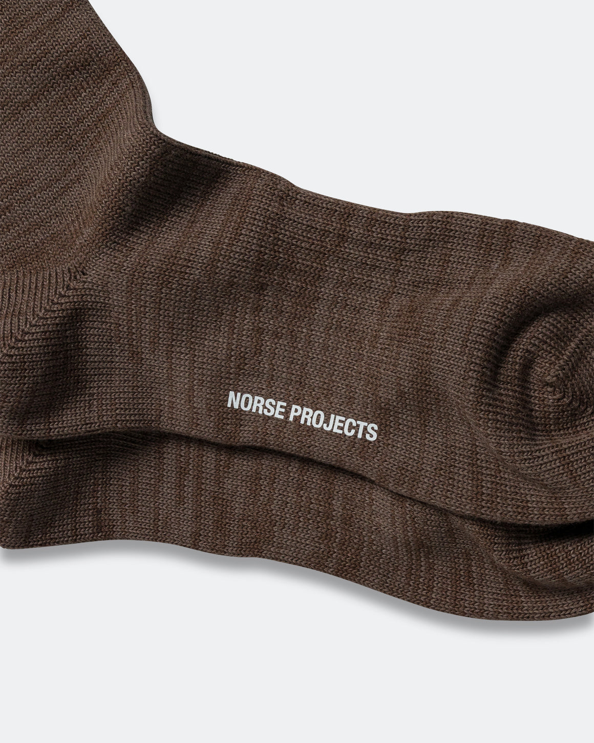 Norse Projects - Bjarki Heavy Cotton Twist Sock - Mahogany - UP THERE