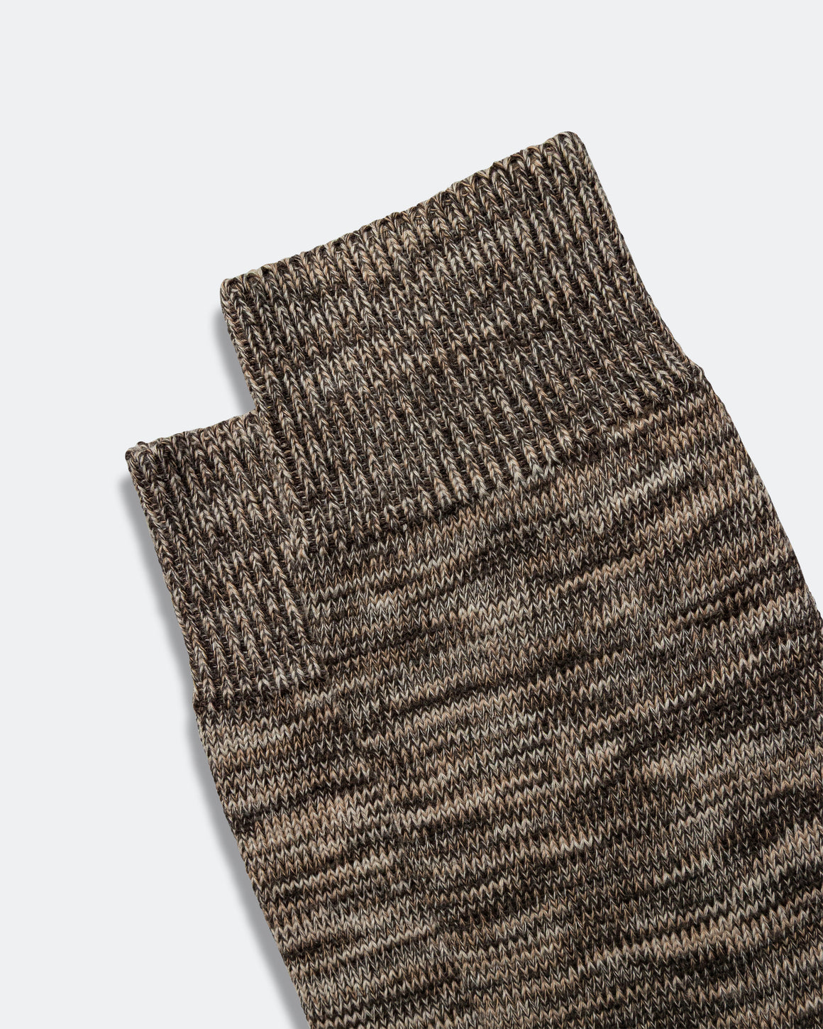 Norse Projects - Bjarki Heavy Cotton Twist Sock - Seal Brown - UP THERE