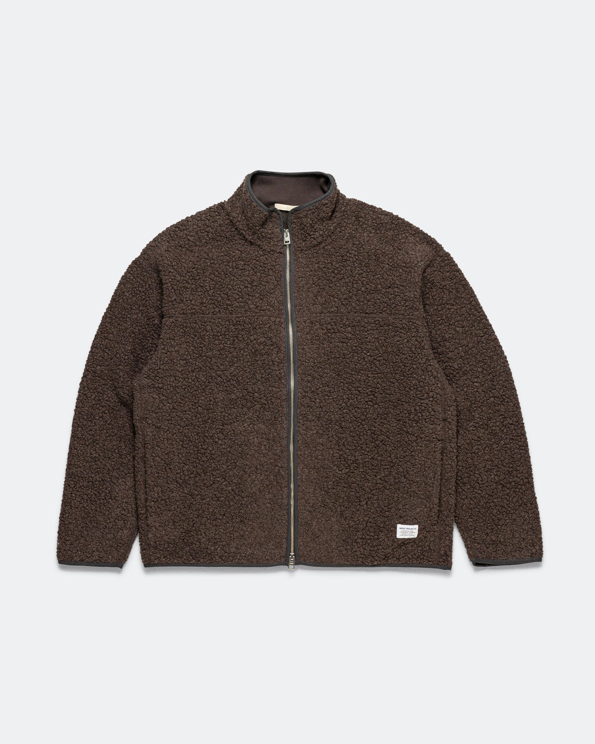 Norse Projects - Bjerget Sherpa Wool Fleece Jacket - Delicioso Brown - UP THERE