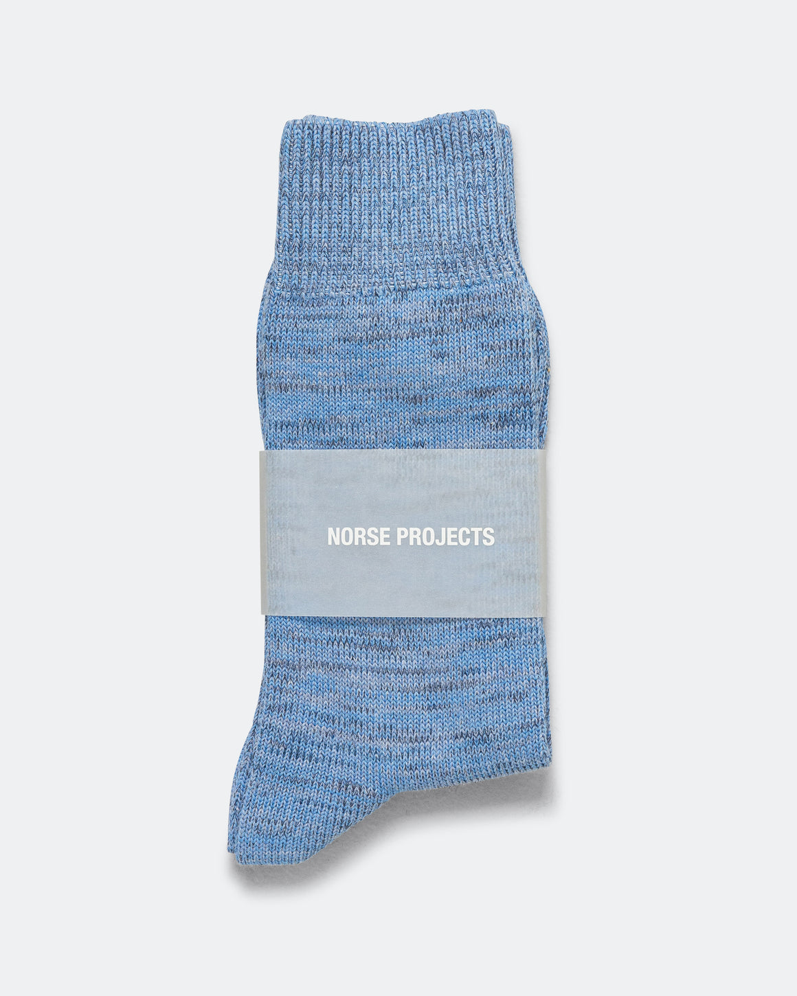 Norse Projects - Bykle Heavy Cotton Twist Sock - Bel Air Blue - UP THERE