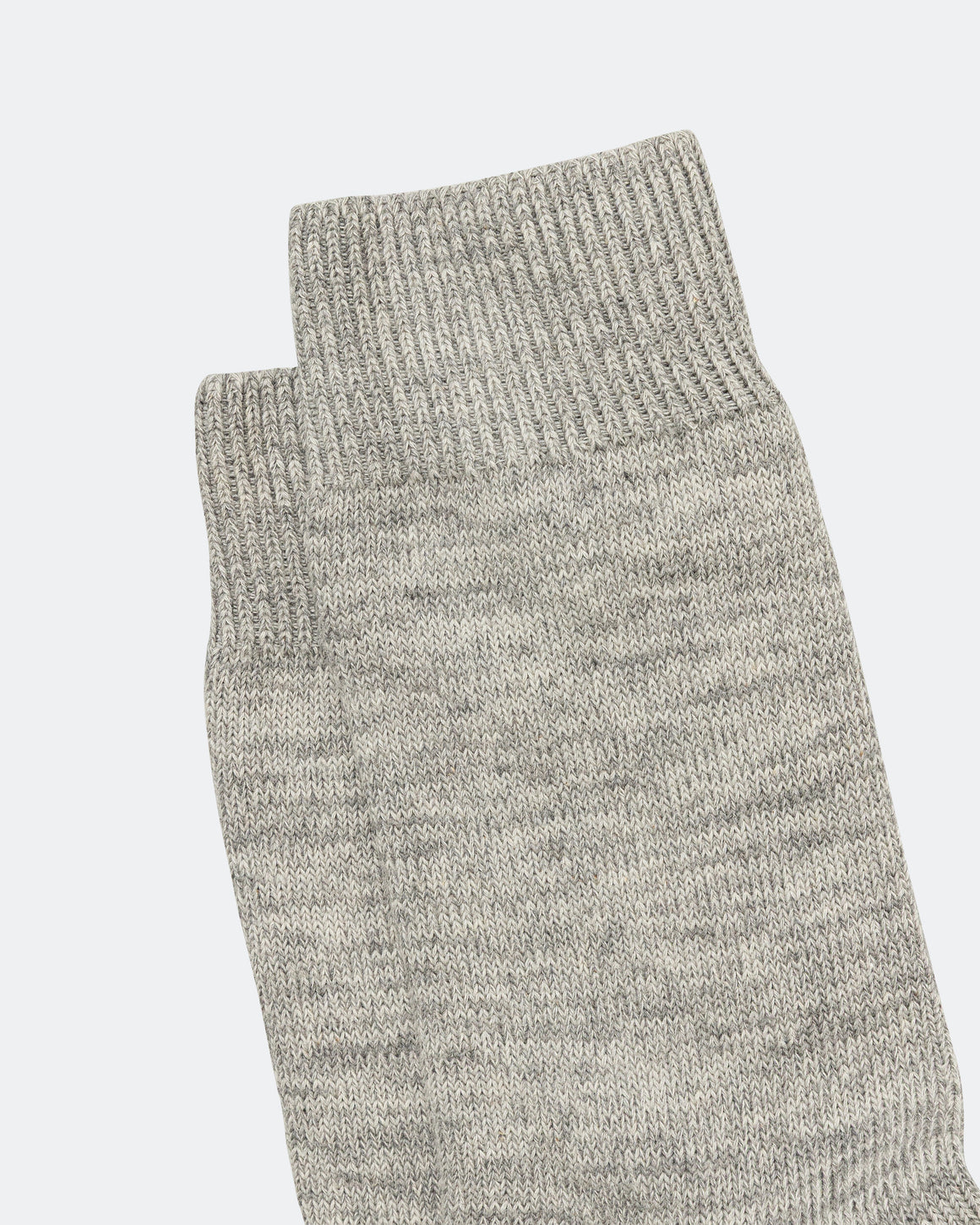 Norse Projects - Bykle Heavy Cotton Twist Sock - Light Grey Melange - UP THERE