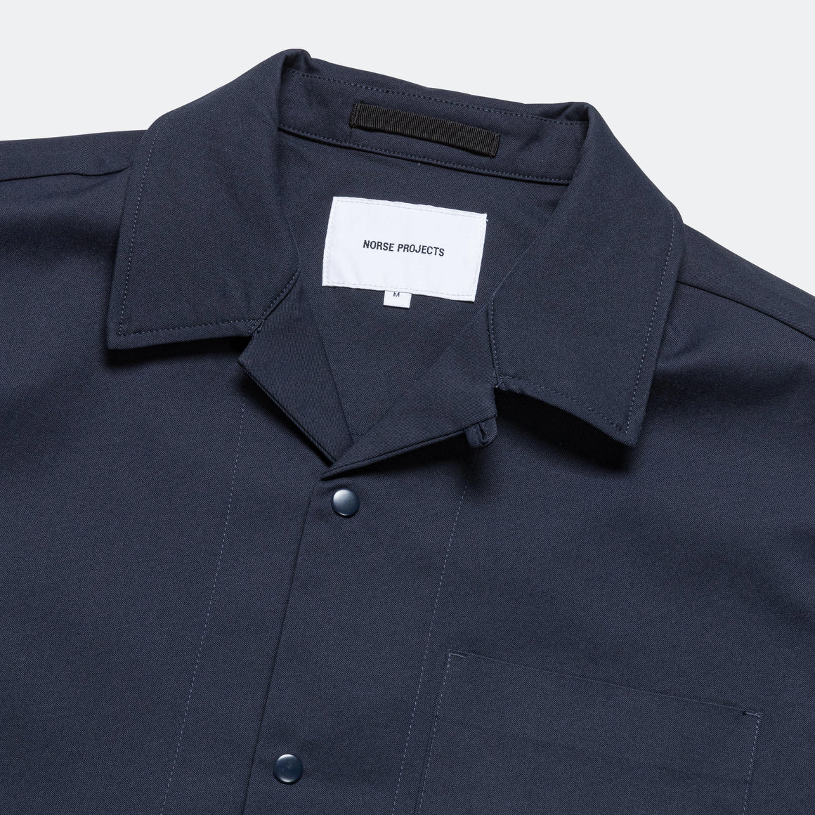 Norse Projects - Carsten Solotex Twill LS Shirt - Dark Navy - UP THERE