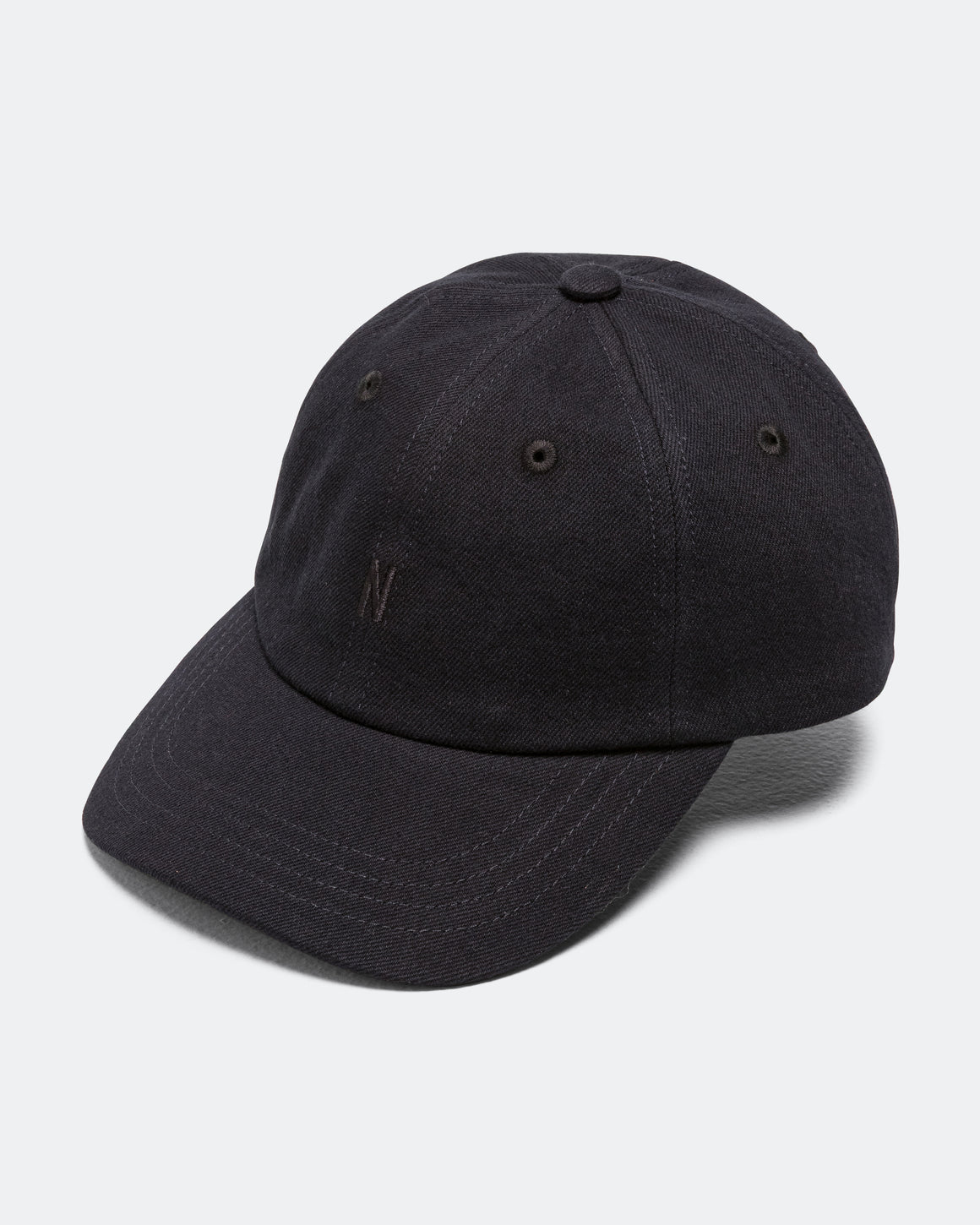 Norse Projects - Cotton Wool Twill 6-Panel Cap - Dark Navy - UP THERE