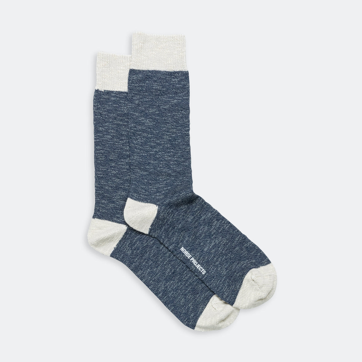 Norse Projects - Ebbe Slub Sock - Steel Blue - UP THERE
