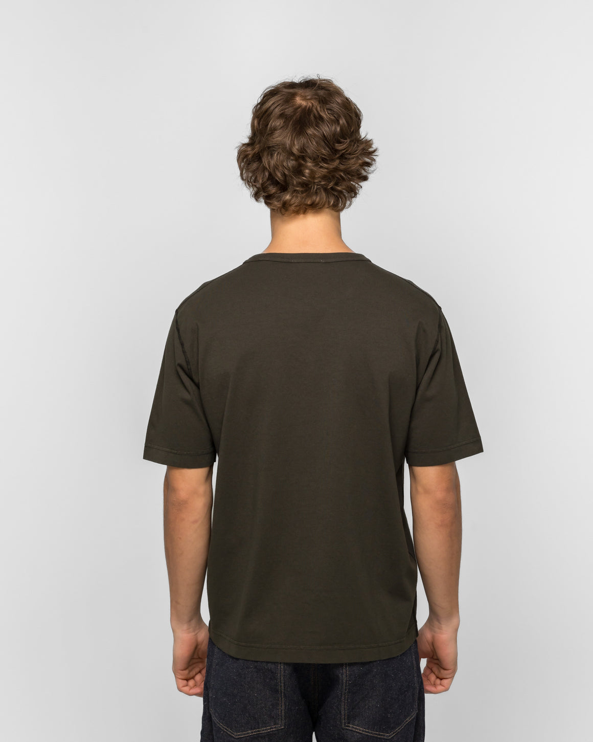 Norse Projects - Elmelunde Soft Compact Cotton T-shirt - Beech Green - UP THERE