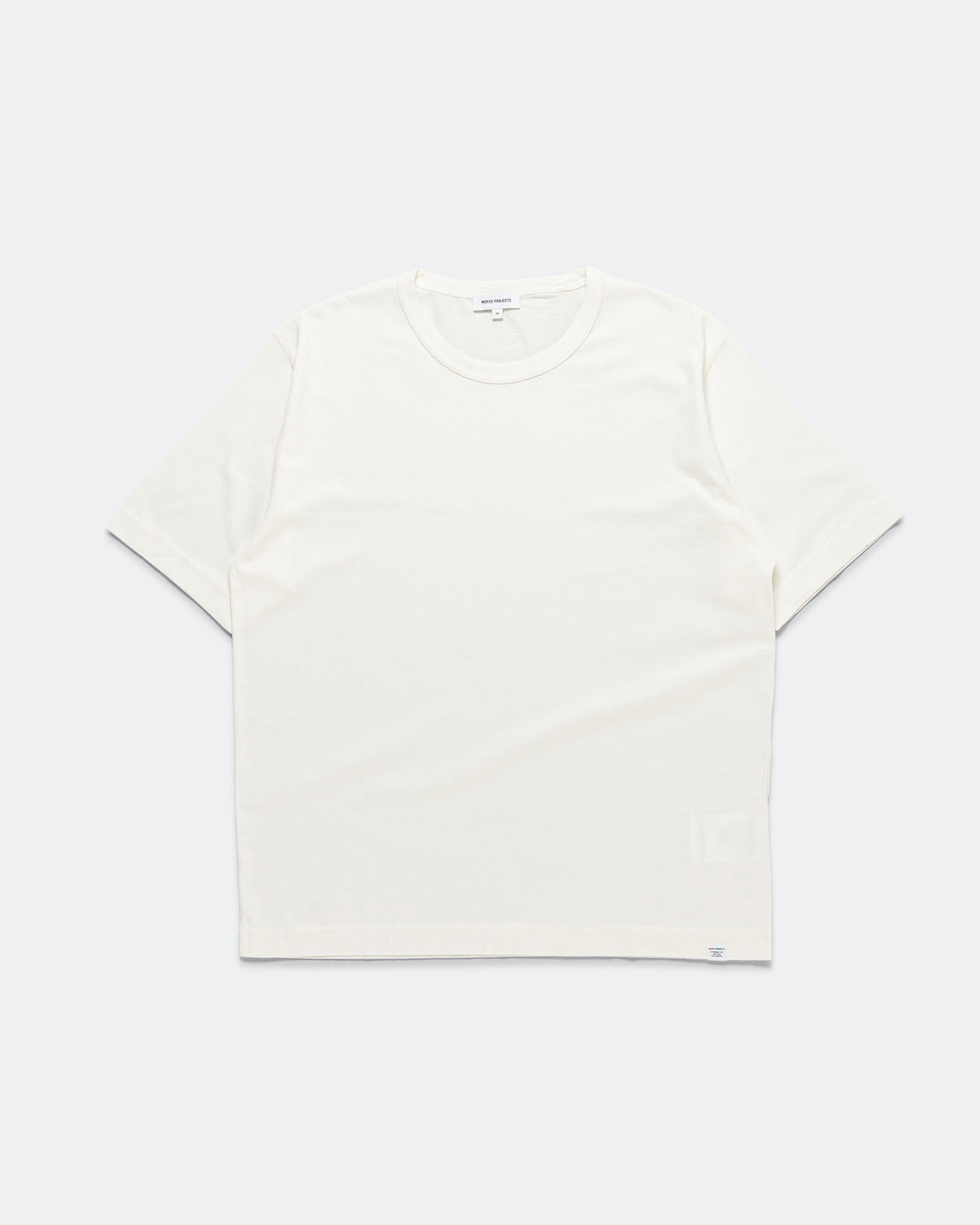 Norse Projects - Elmelunde Soft Compact Cotton T-shirt - White - UP THERE